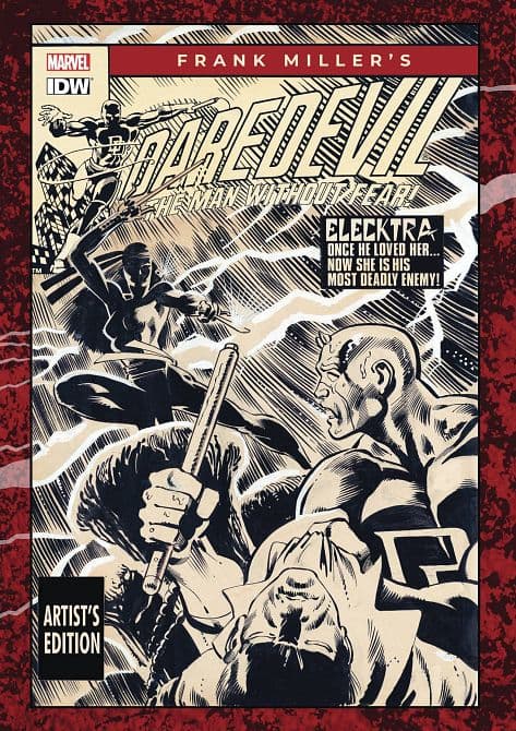 Cover Art for FRANK MILLERS DAREDEVIL ARTISTS EDITION