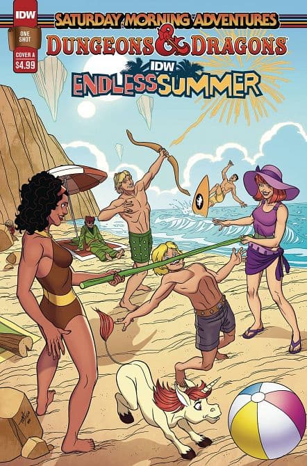 Cover Art for IDW ENDLESS SUMMER D&D SAT MORNING ADV CVR A LEVINS