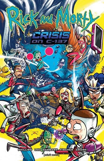 Cover Art for RICK AND MORTY TP CRISIS ON C137