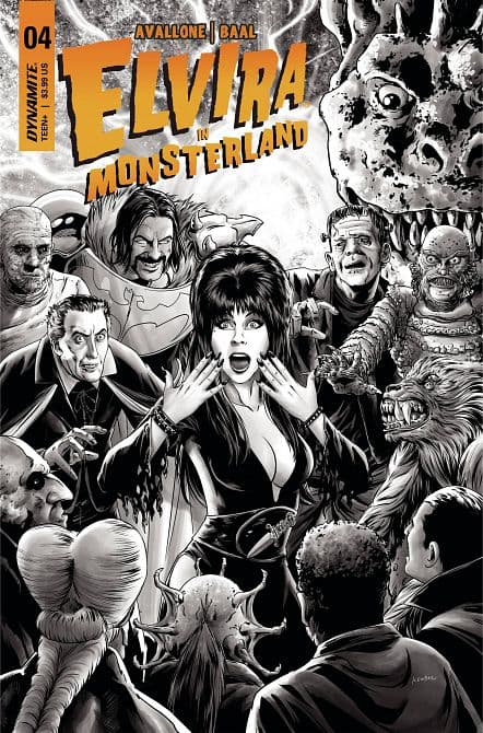 Cover Art for ELVIRA IN MONSTERLAND