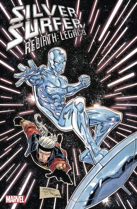 Cover Art for SILVER SURFER REBIRTH LEGACY