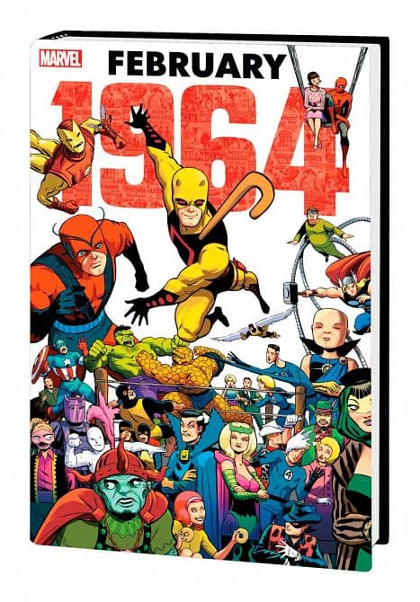 Cover Art for MARVEL FEBRUARY 1964 OMNIBUS HC