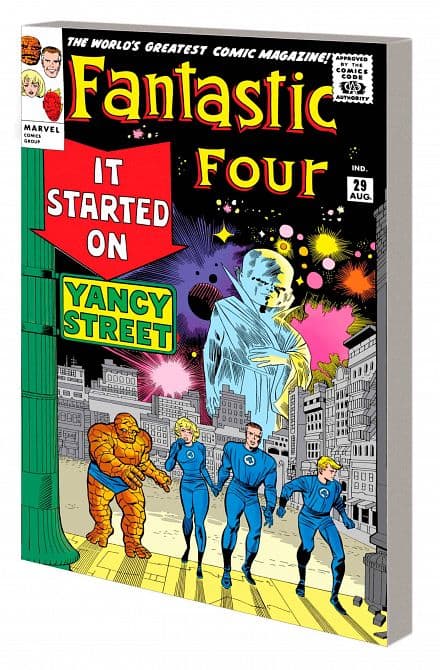 Cover Art for MIGHTY MARVEL MASTERWORKS FANTASTIC FOUR TP VOL 03 STARTED ON YANCY ST DM