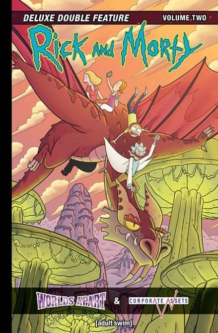 Cover Art for RICK AND MORTY DELUXE DOUBLE FEATURE VOL 2 HC