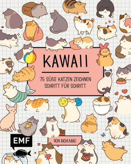 KAWAII: 75 SÜSSE KATZEN ZEICHNEN
