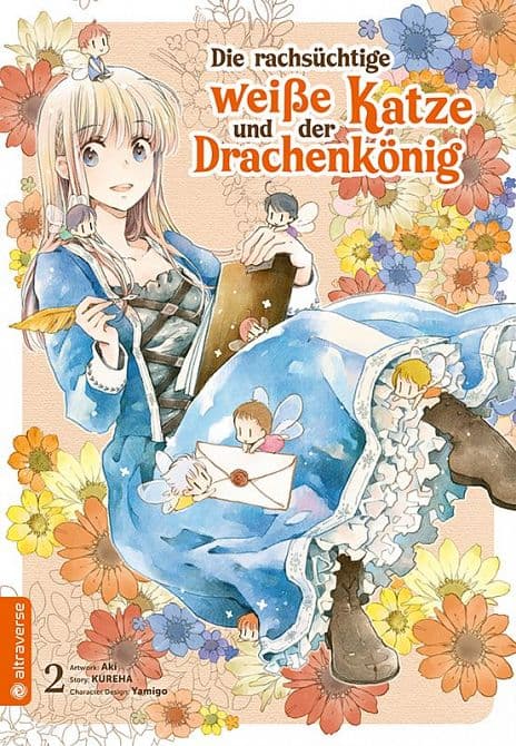 Cover Art for DIE RACHSÜCHTIGE WEISSE KATZE UND DER DRACHENKÖNIG