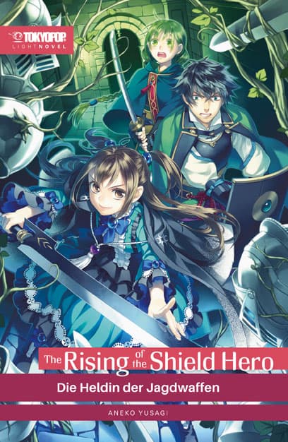 Cover Art for THE RISING OF THE SHIELD HERO LIGHT NOVEL