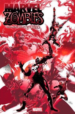 Cover Art for MARVEL ZOMBIES BLACK WHITE BLOOD