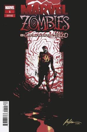 Cover Art for MARVEL ZOMBIES BLACK WHITE BLOOD