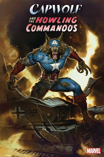 Cover Art for CAPWOLF HOWLING COMMANDOS