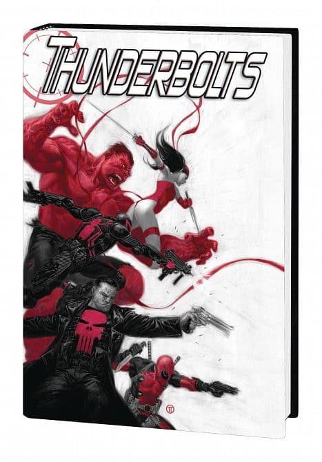 Cover Art for THUNDERBOLTS RED OMNIBUS HC DM VARIANT
