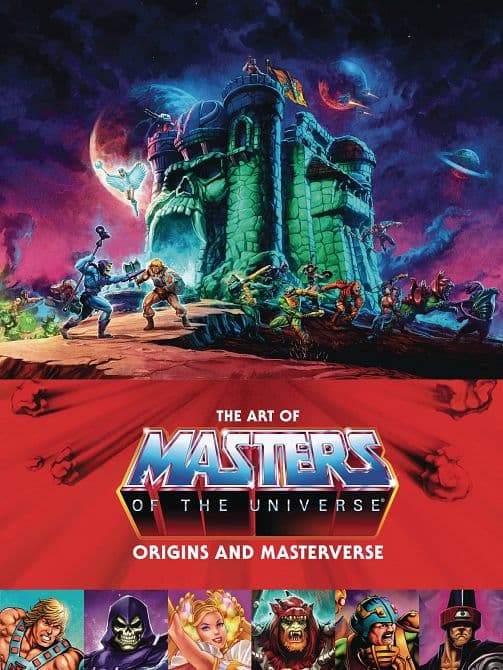 Cover Art for ART OF MASTERS OF UNIVERSE ORIGINS & MASTERVERSE HC