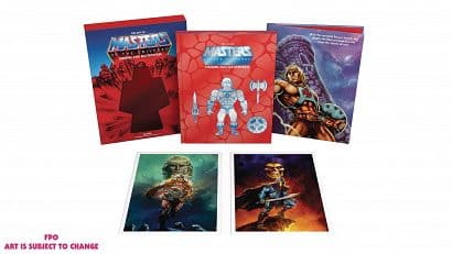 Cover Art for ART OF MASTERS OF UNIVERSE ORIGINS & MASTERVERSE DELUXE HC