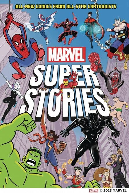 Cover Art for MARVEL SUPER STORIES HC NEW COMICS ALL STAR CARTOONISTS