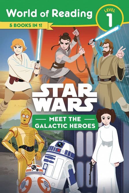 Cover Art for STAR WARS WORLD OF READING LEVEL 1 GALACTIC HEROES GN