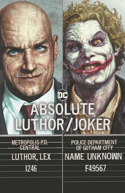 Cover Art for ABSOLUTE LUTHOR JOKER HC ( 2024 EDITION )