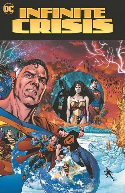 Cover Art for INFINITE CRISIS HC ( 2023 EDITION )