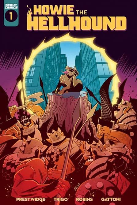 Cover Art for HOWIE THE HELLHOUND