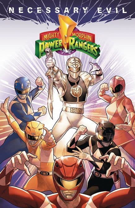 Cover Art for MIGHTY MORPHIN POWER RANGERS NECESSARY EVIL TP VOL 01