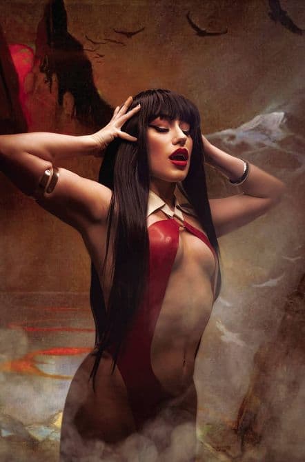 Cover Art for VAMPIRELLA DEAD FLOWERS