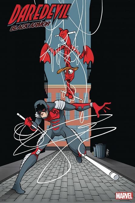 Cover Art for DAREDEVIL BLACK ARMOR