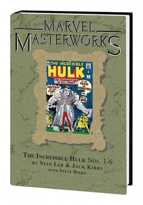 Cover Art for MARVEL MASTERWORKS INCREDIBLE HULK HC #1 DM VARIANT