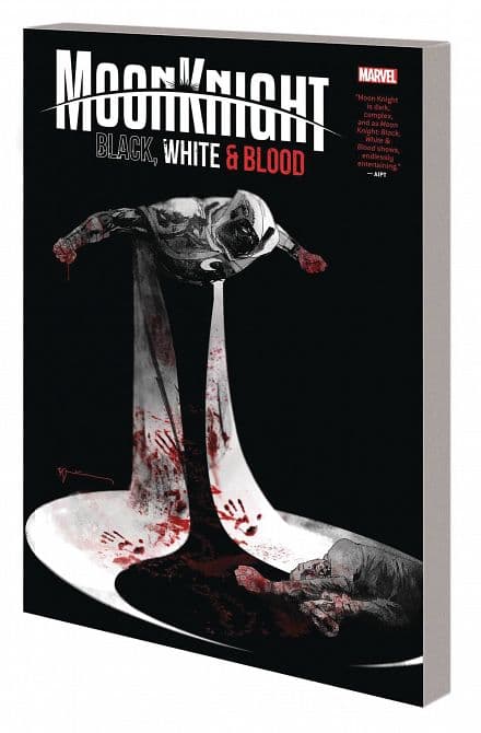 Cover Art for MOON KNIGHT BLACK WHITE BLOOD TP