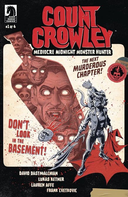 Cover Art for COUNT CROWLEY MEDIOCRE MIDNIGHT MONSTER HUNTER