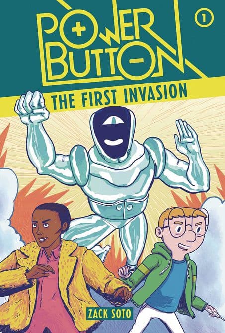 Cover Art for POWER BUTTON GN VOL 01 FIRST INVASION
