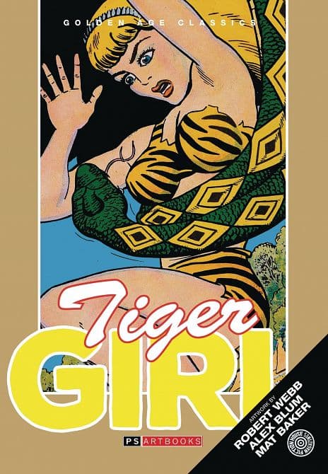 Cover Art for GOLDEN AGE FIGHT COMICS FEATURES TIGER GIRL HC VOL 01