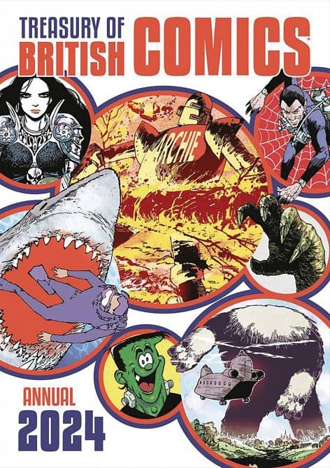 Cover Art for TREASURY OF BRITISH COMICS ANNUAL 2024 HC