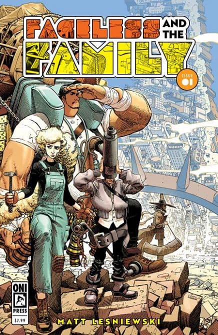 Cover Art for FACELESS AND THE FAMILY