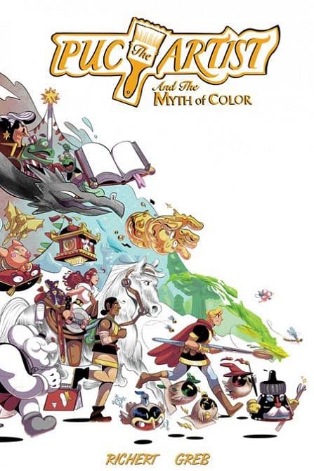 Cover Art for PUC THE ARTIST AND THE MYTH OF COLOR TP