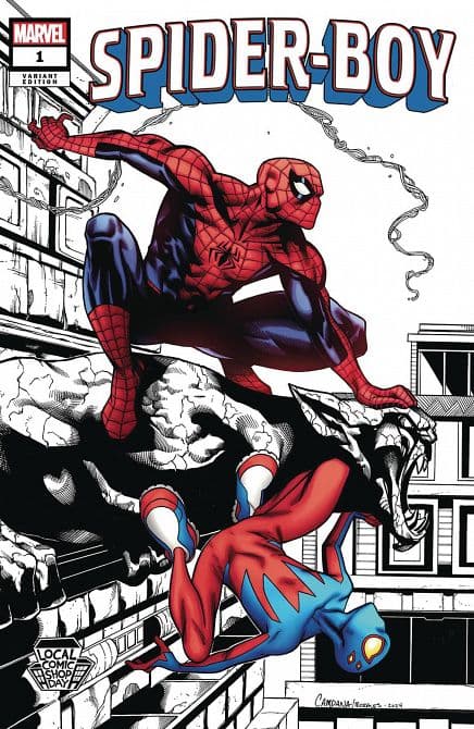 Cover Art for SPIDER-BOY