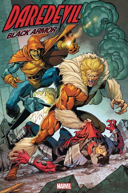 Cover Art for DAREDEVIL BLACK ARMOR
