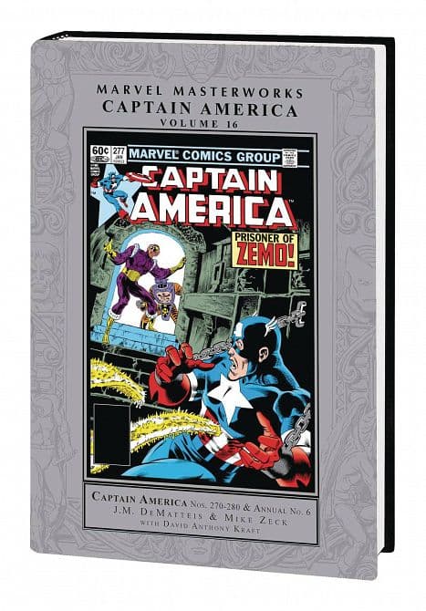 Cover Art for MARVEL MASTERWORKS CAPTAIN AMERICA HC VOL 16
