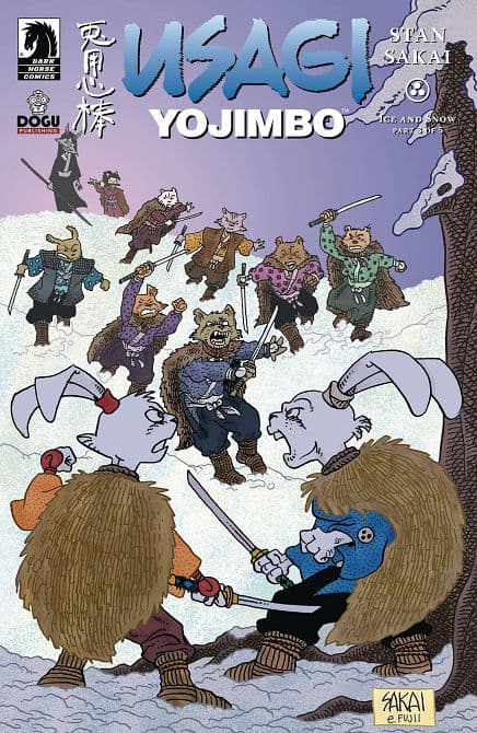 Cover Art for USAGI YOJIMBO ICE & SNOW