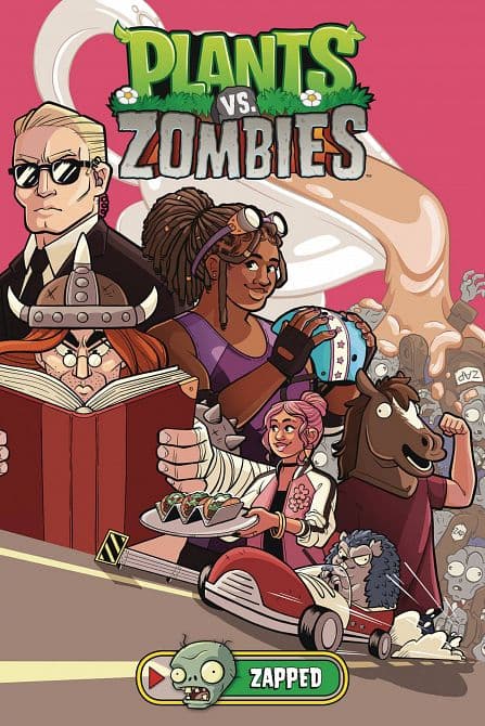 Cover Art for PLANTS VS ZOMBIES HC ZAPPED