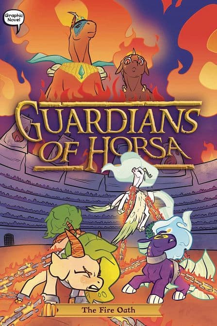 Cover Art for GUARDIANS OF HORSA GN VOL 04 FIRE OATH