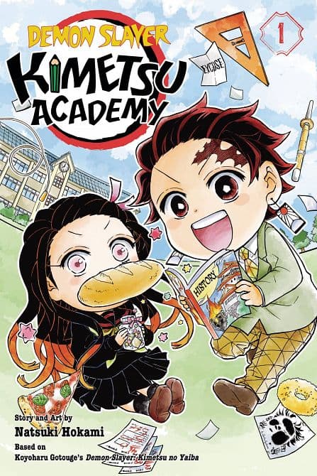 Cover Art for DEMON SLAYER KIMETSU ACADEMY GN VOL 01