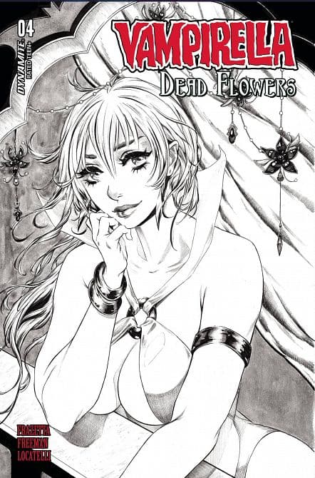 Cover Art for VAMPIRELLA DEAD FLOWERS