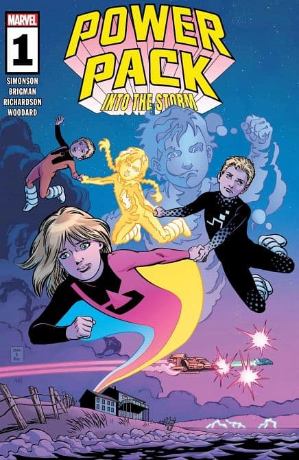 Cover Art for POWER PACK INTO THE STORM