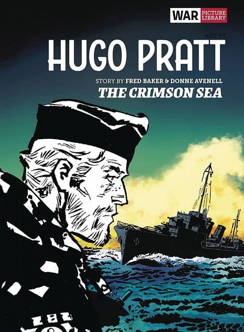 Cover Art for THE CRIMSON SEA WAR PICTURE LIBRARY HC