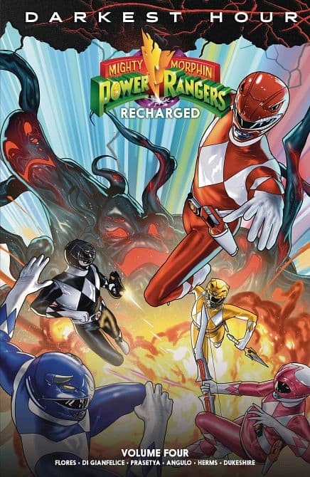 Cover Art for MIGHTY MORPHIN POWER RANGERS RECHARGED TP VOL 04