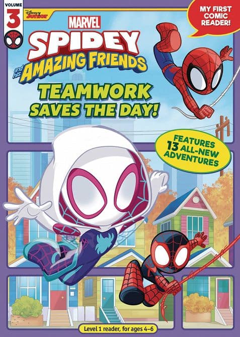 Cover Art for SPIDEY & HIS AMAZING FRIENDS TEAMWORK SAVES DAY SC