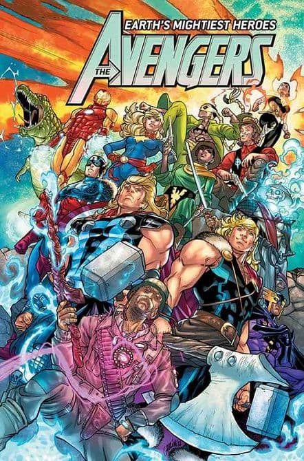 Cover Art for AVENGERS PAPERBACK ( SC )
