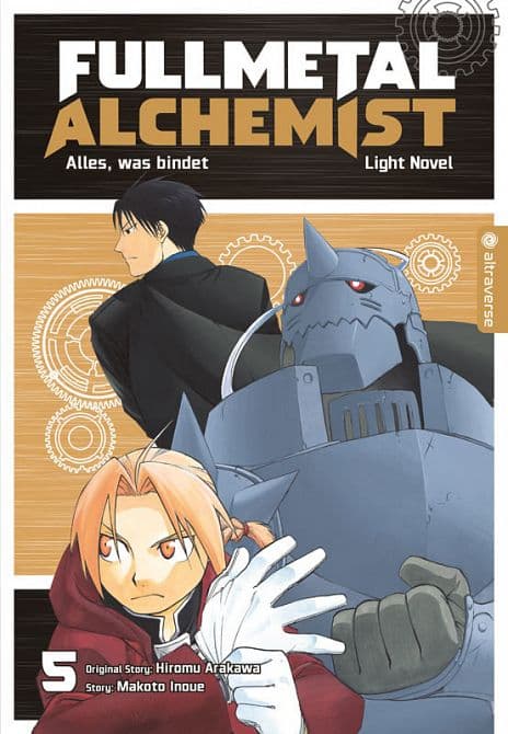 Cover Art for FULLMETAL ALCHEMIST LIGHT NOVEL
