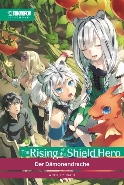 Cover Art for THE RISING OF THE SHIELD HERO LIGHT NOVEL
