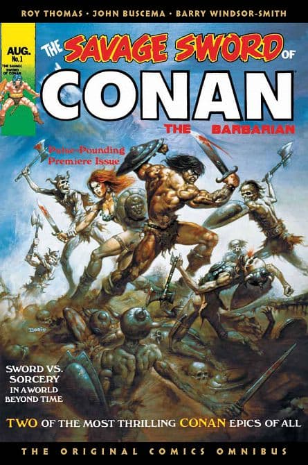 Cover Art for SAVAGE SWORD OF CONAN ORIGINAL OMNI REG GN VOL 01