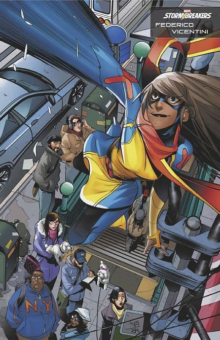 Cover Art for MS MARVEL MUTANT MENACE